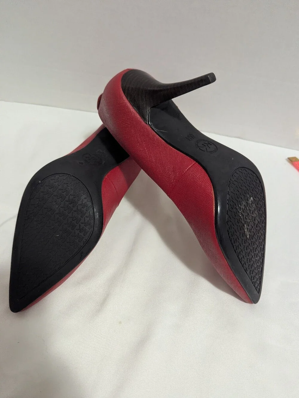 Michael Kors Red High Heels Size 6.5
